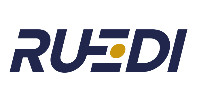 The RUEDI logo against a white background