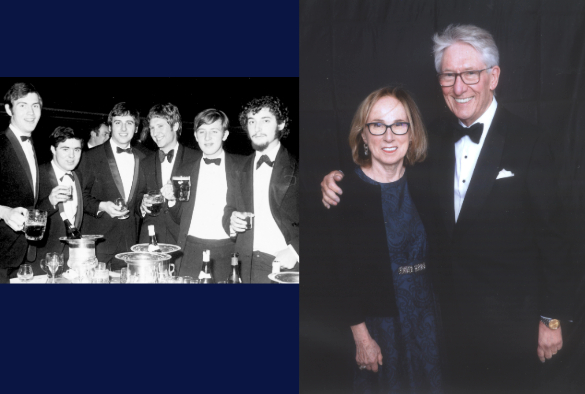 The Medical Dinner in 1968 and Brian and his wife Jeanette