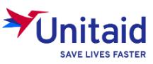 The Unitaid logo is the organisation name written above the words 