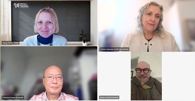 Host and Guests In Online Meeting