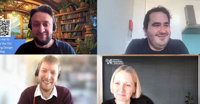 Host and Guests In Online Meeting