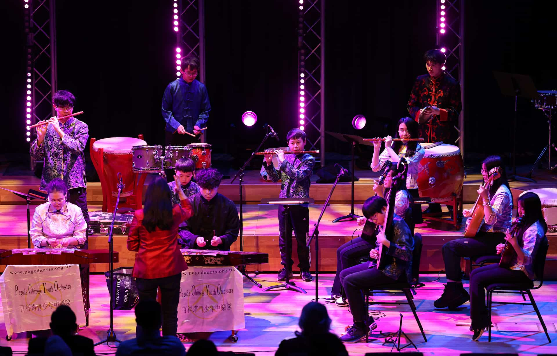 Pagoda Youth Orchestra performing at the LCI Chinese New Year Gala 2025.