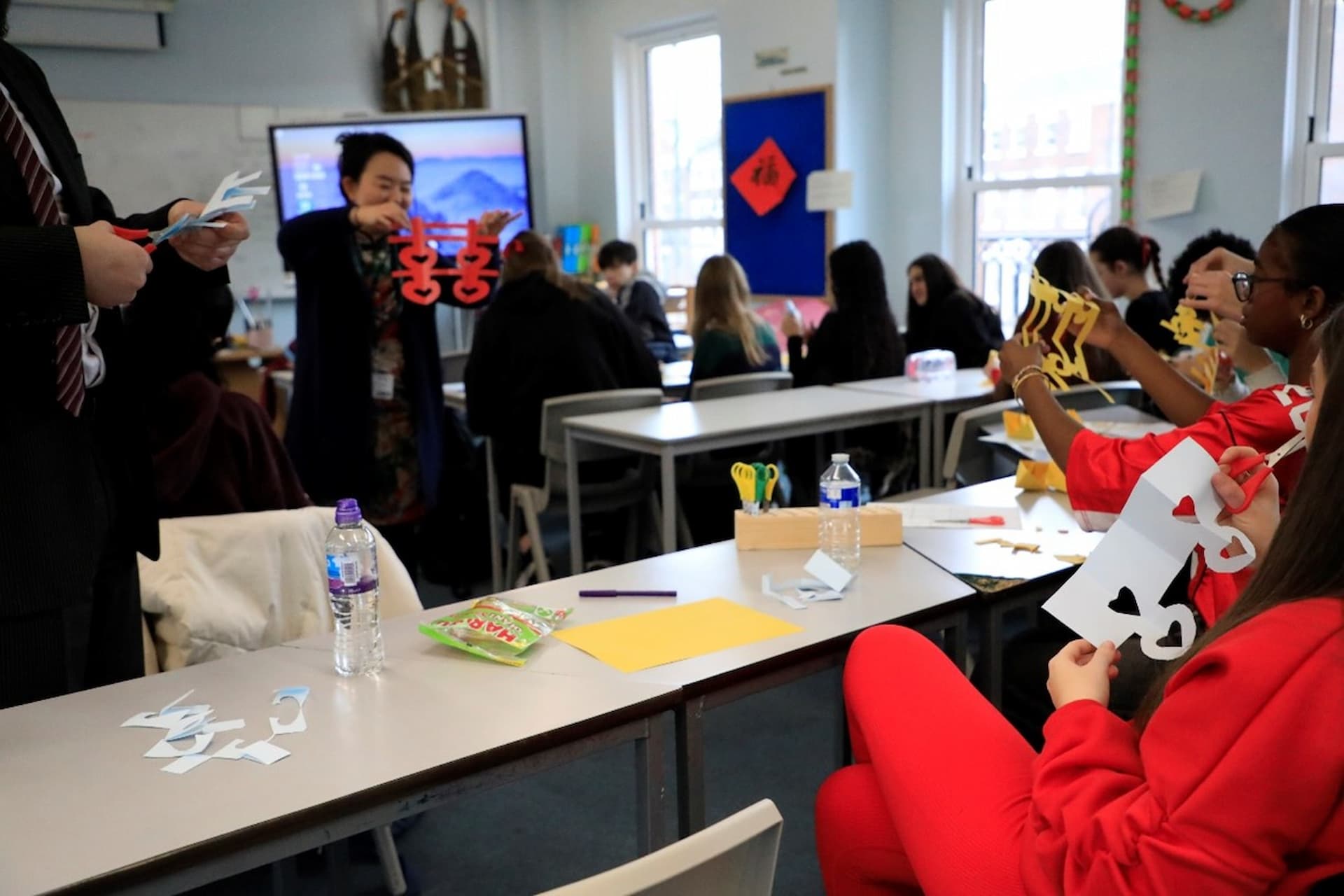 LCI Tutors in a classroom