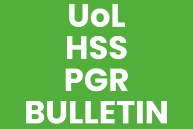 White text on a green background