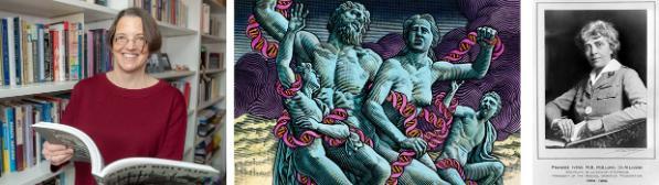 A montage including a photo of Professor Bivins