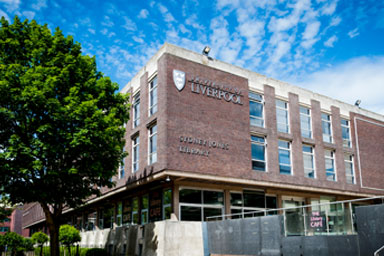 External photo of the Sydney Jones Library