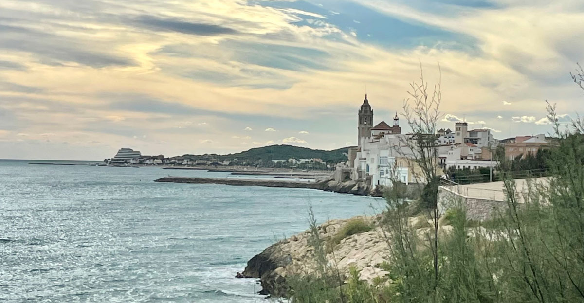 An image of a coastal town in Spain