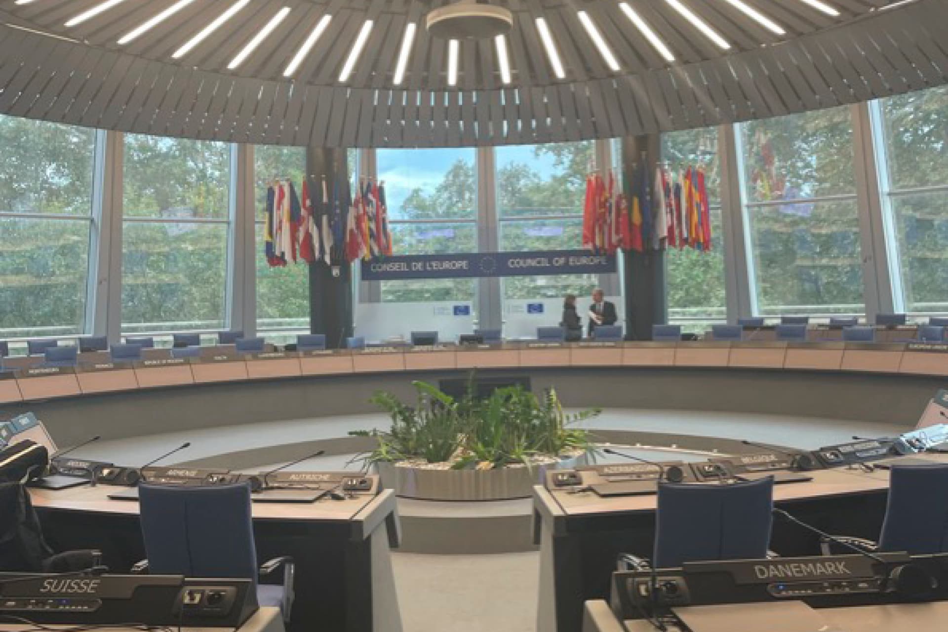 Inside the European Court of Human Rights.