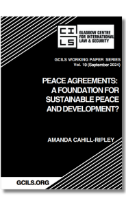 Peace Agreements Report Cover