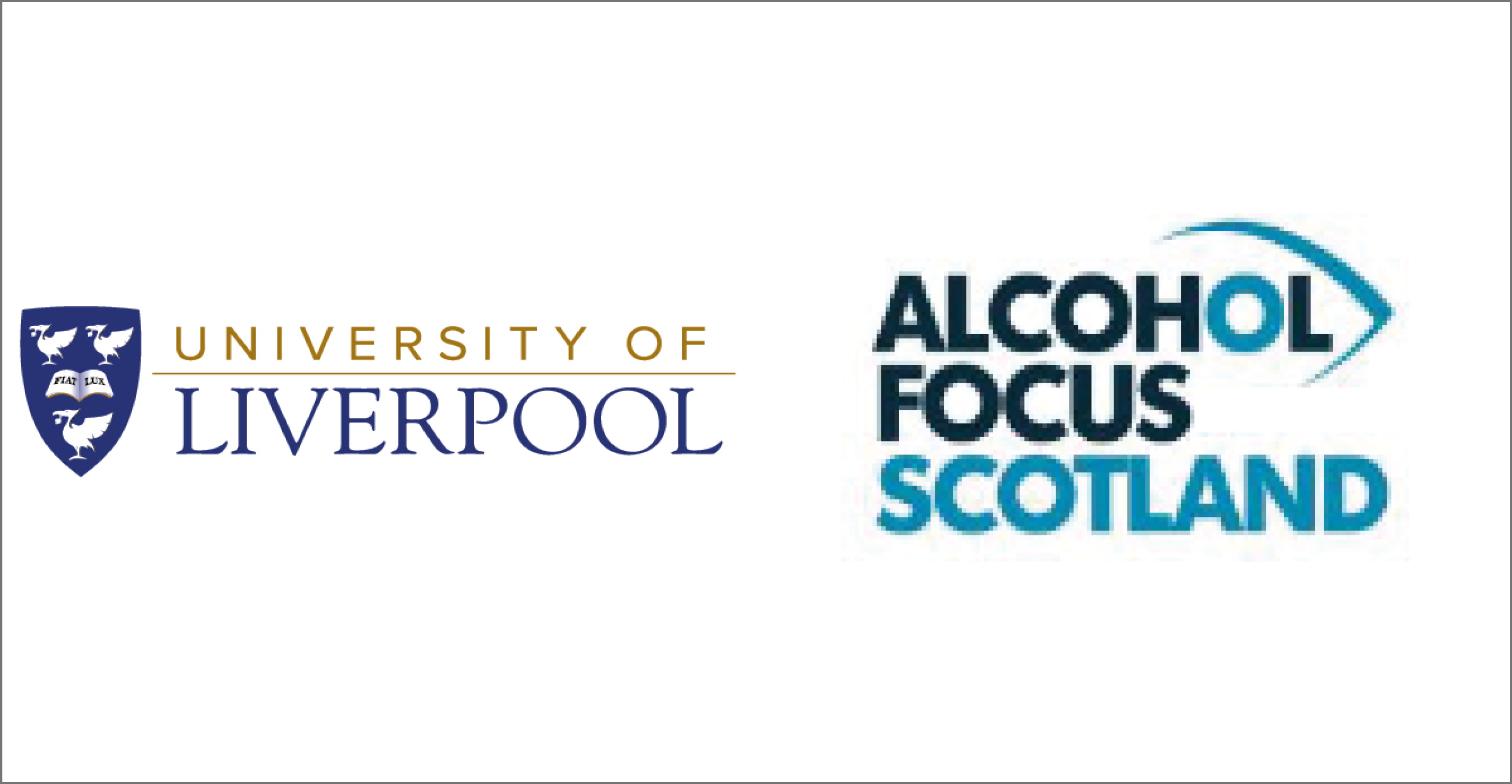 University of Liverpool and Alcohol Focus Scotland logo