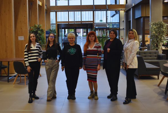 A group photo of the Ukrainian researchers