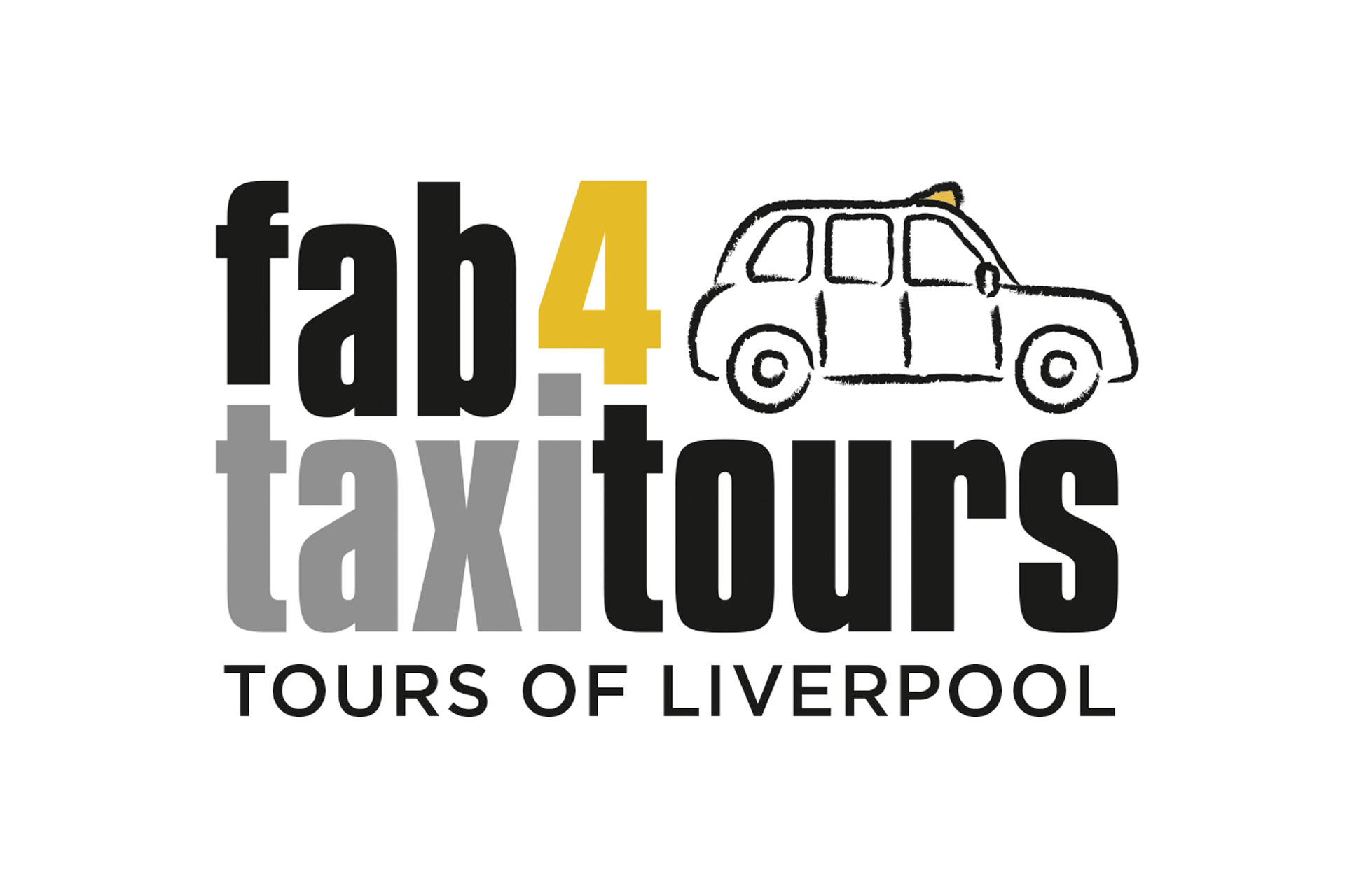 Fab 4 Taxi Tours logo.