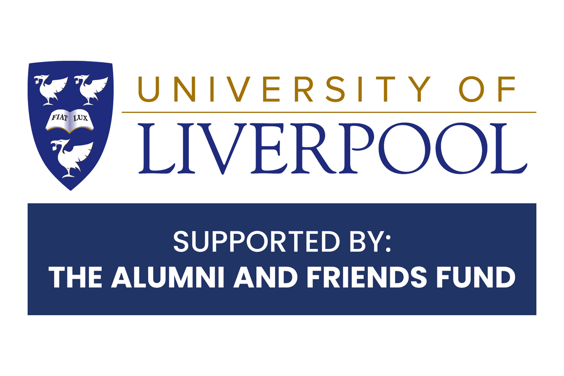 University of Liverpool logo with text underneath that reads 