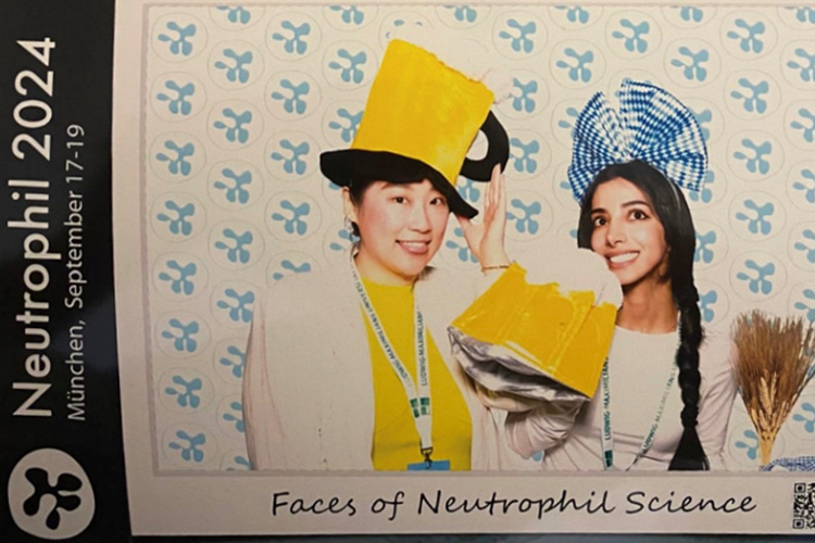 Grace Filbertine and Genna Abdullah at Neutrophil 2024