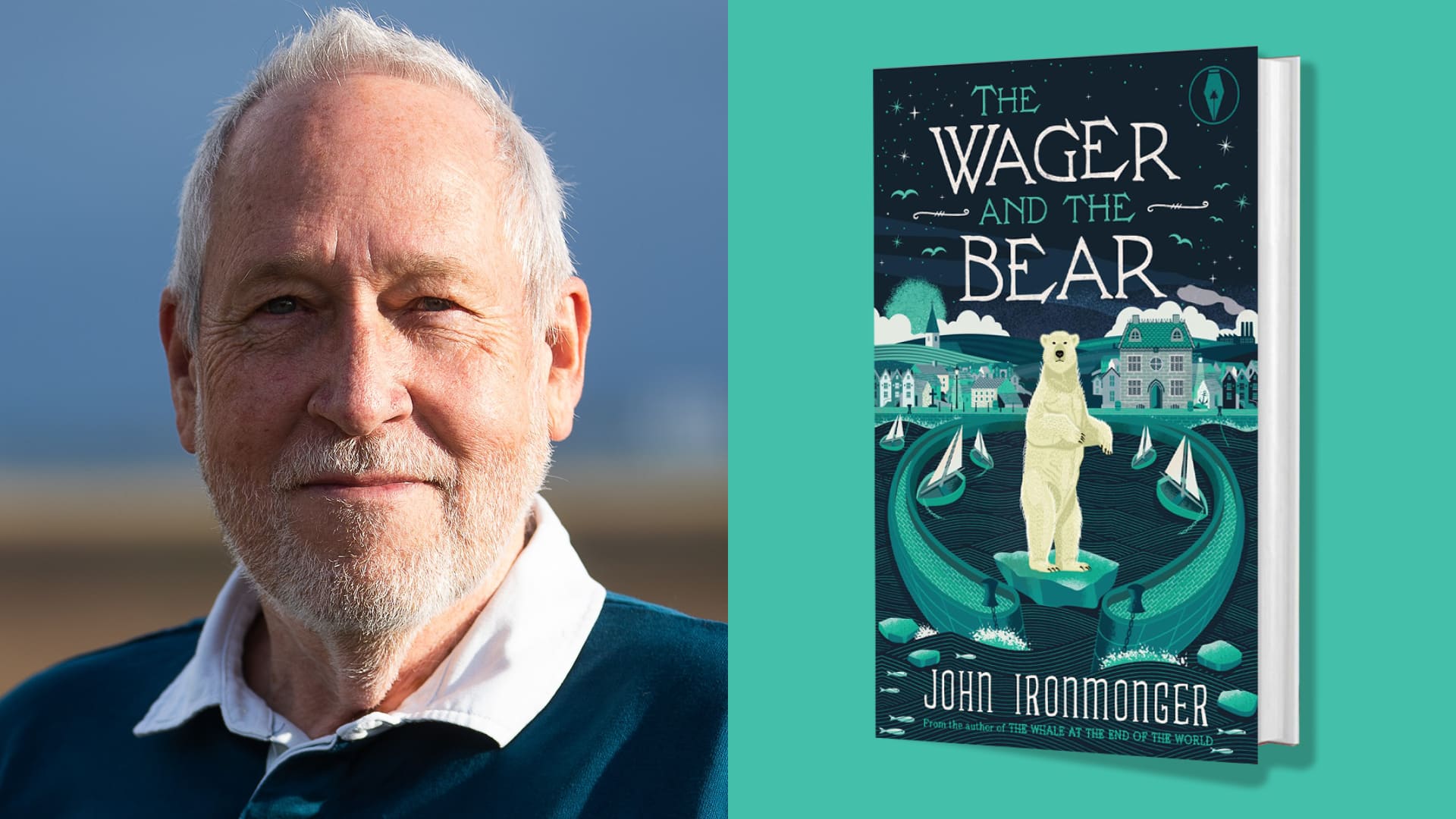 John Ironmonger headshot, and book cover