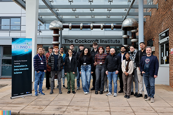 A group of people posing for a picture.