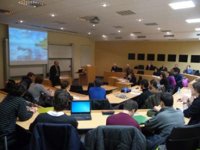 2014 Course I. Sciences & Physics of Particle Accelerator. Michele Carla among attendees
