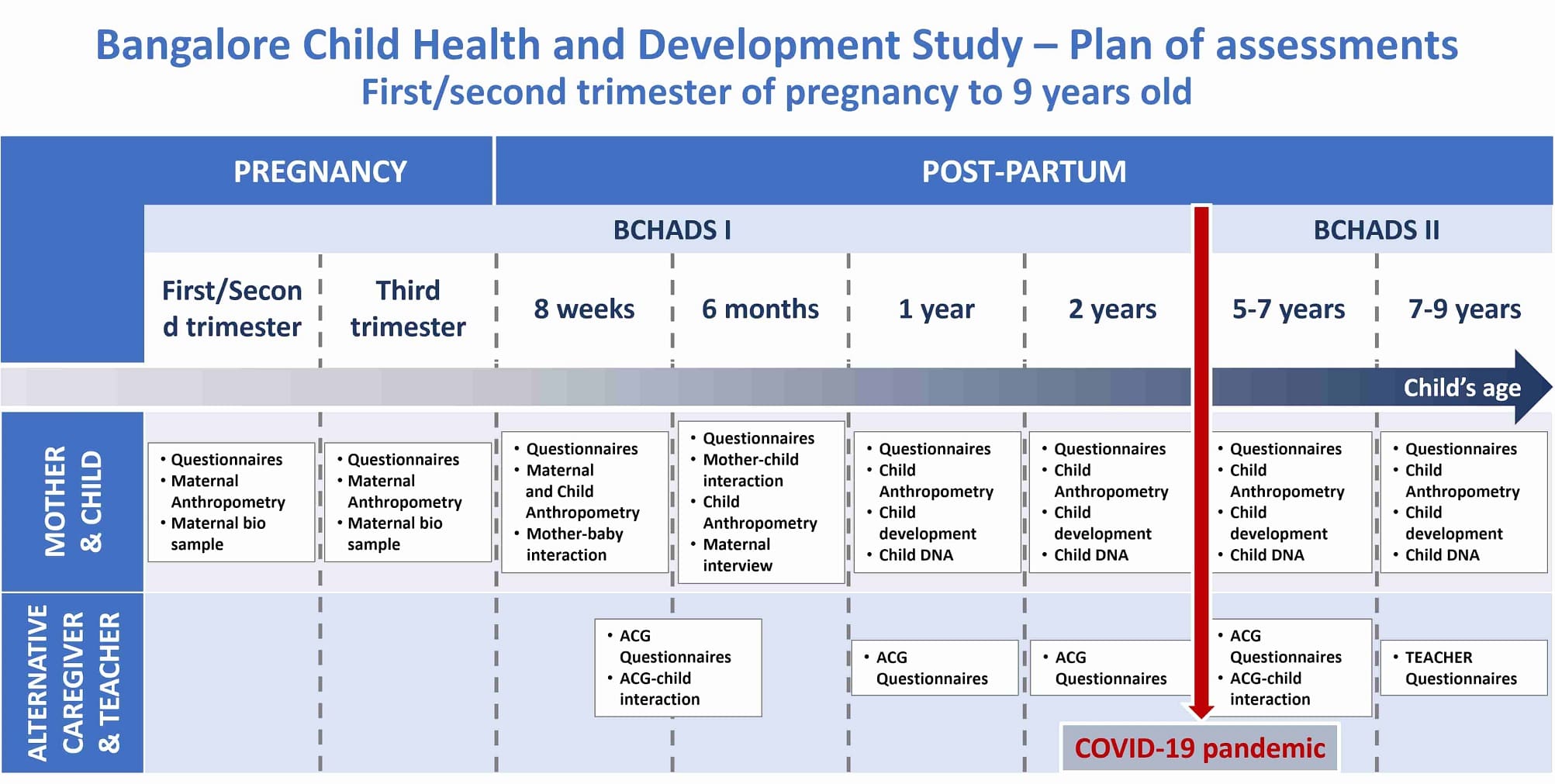 BCHADS Plan of assessments