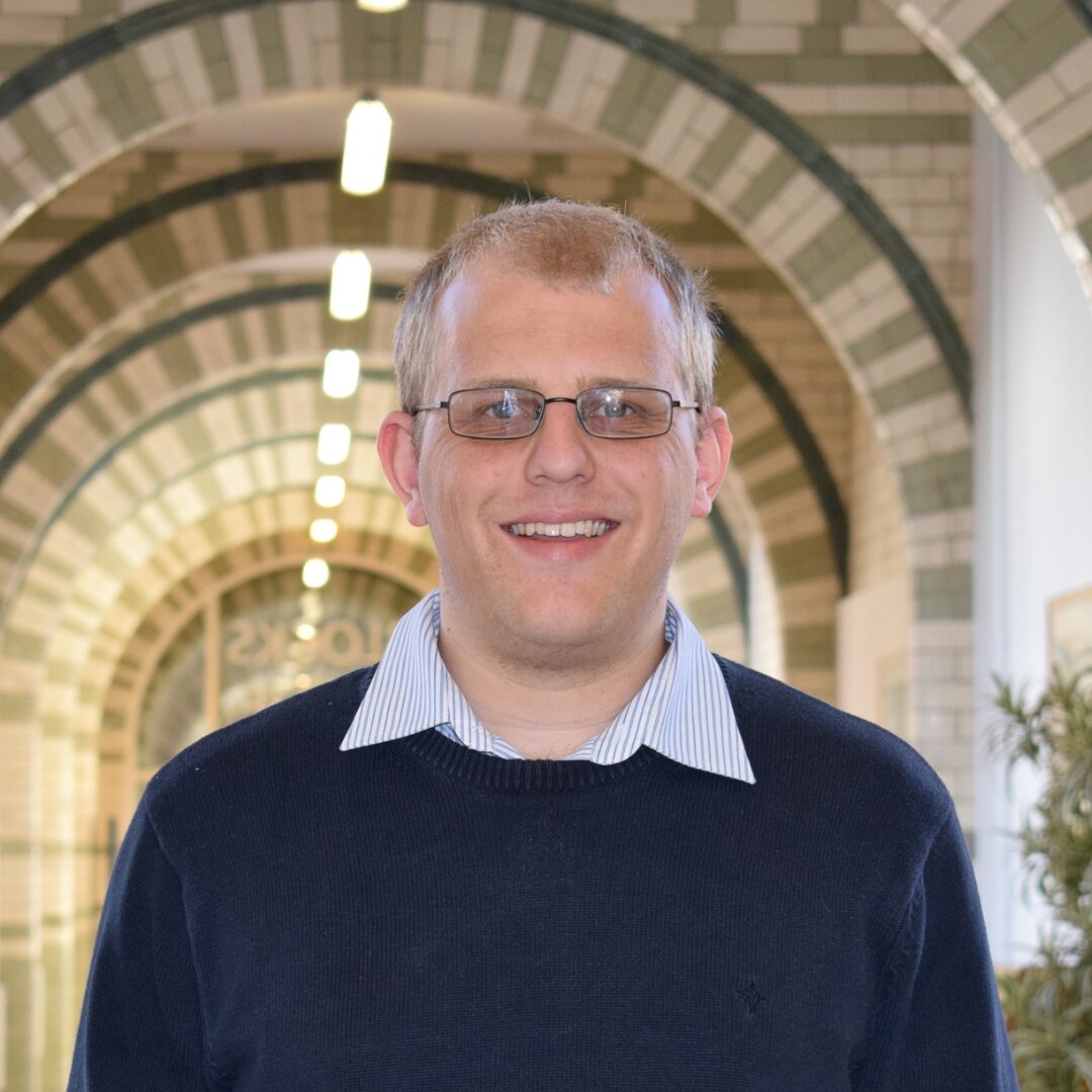 A photograph of Dr David Hughes