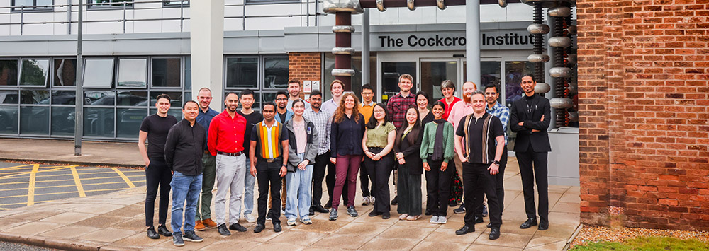 A group of people posing for a picture.