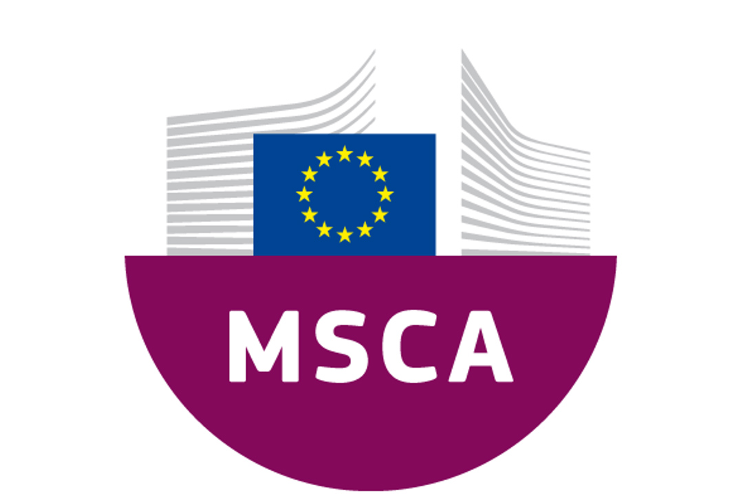 The MSCA logo including the European flag.