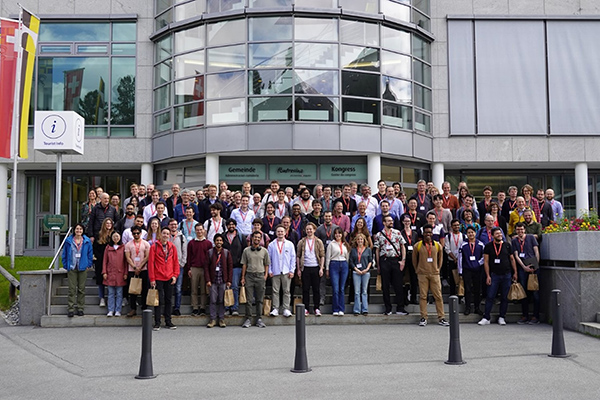 Group photograph at a conference.