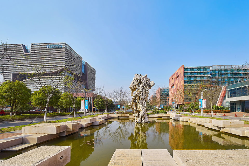 University buildings at XJTLU campus, China