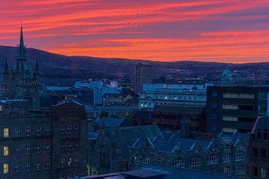 Belfast sunset