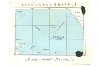 A maritime navigational chart