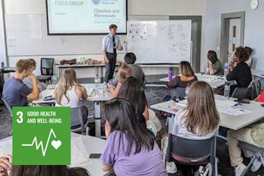 People sitting in a classroom