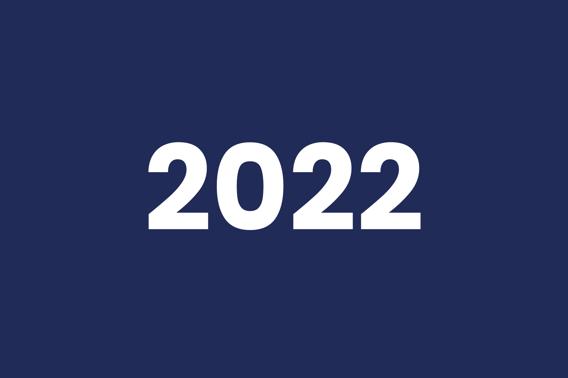 Image of blue background with 2022 written in white
