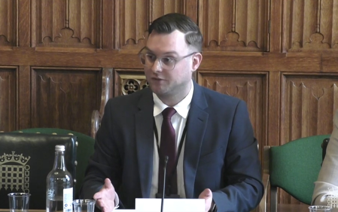 Professor Ian Burn speaking at the House of Commons Work and Pension Committee’s inquiry into disability employment