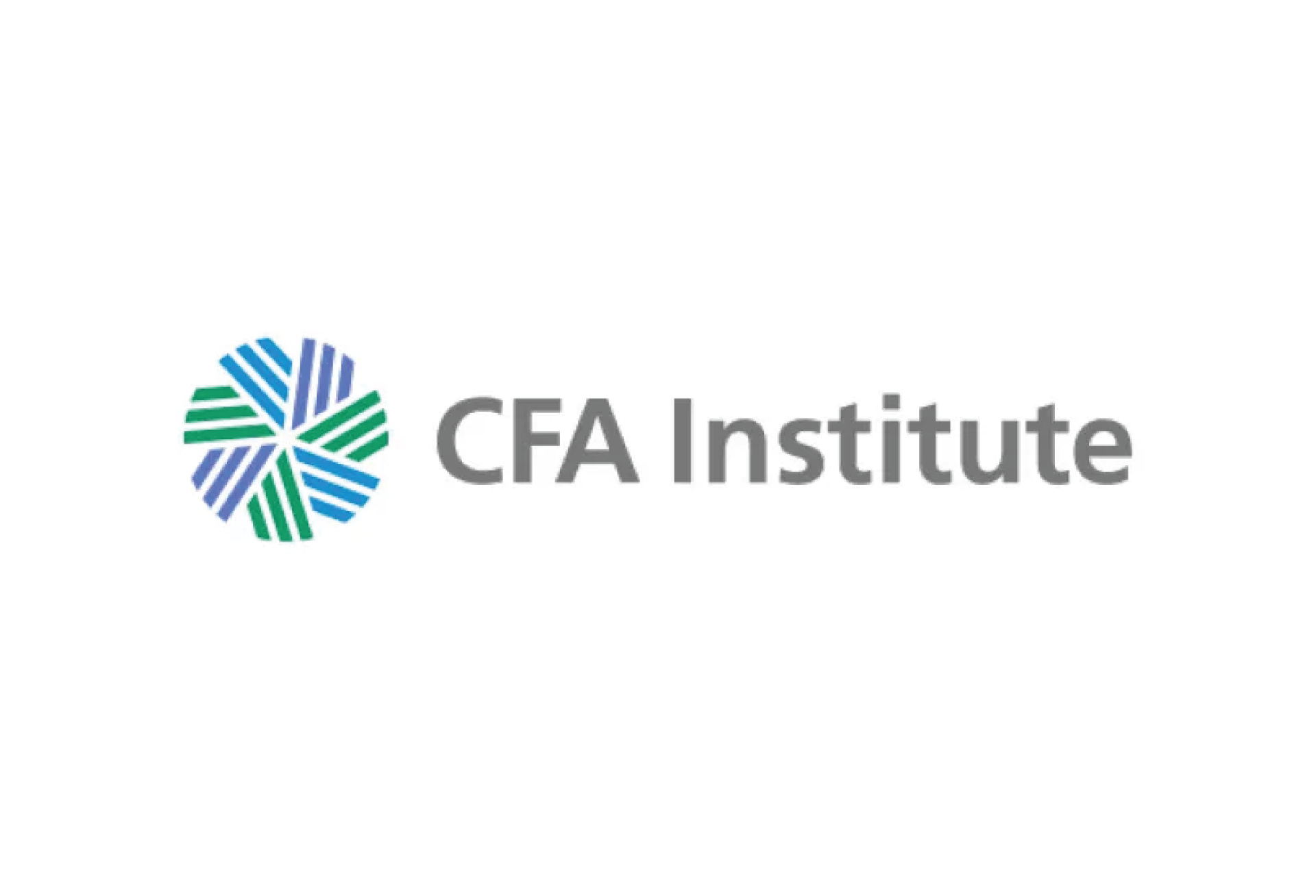 Coloured logo of CFA institute