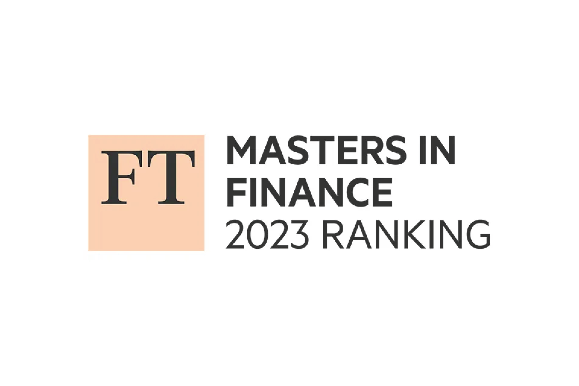 Coloured logo of Financial Times Master's in Finance Rankings