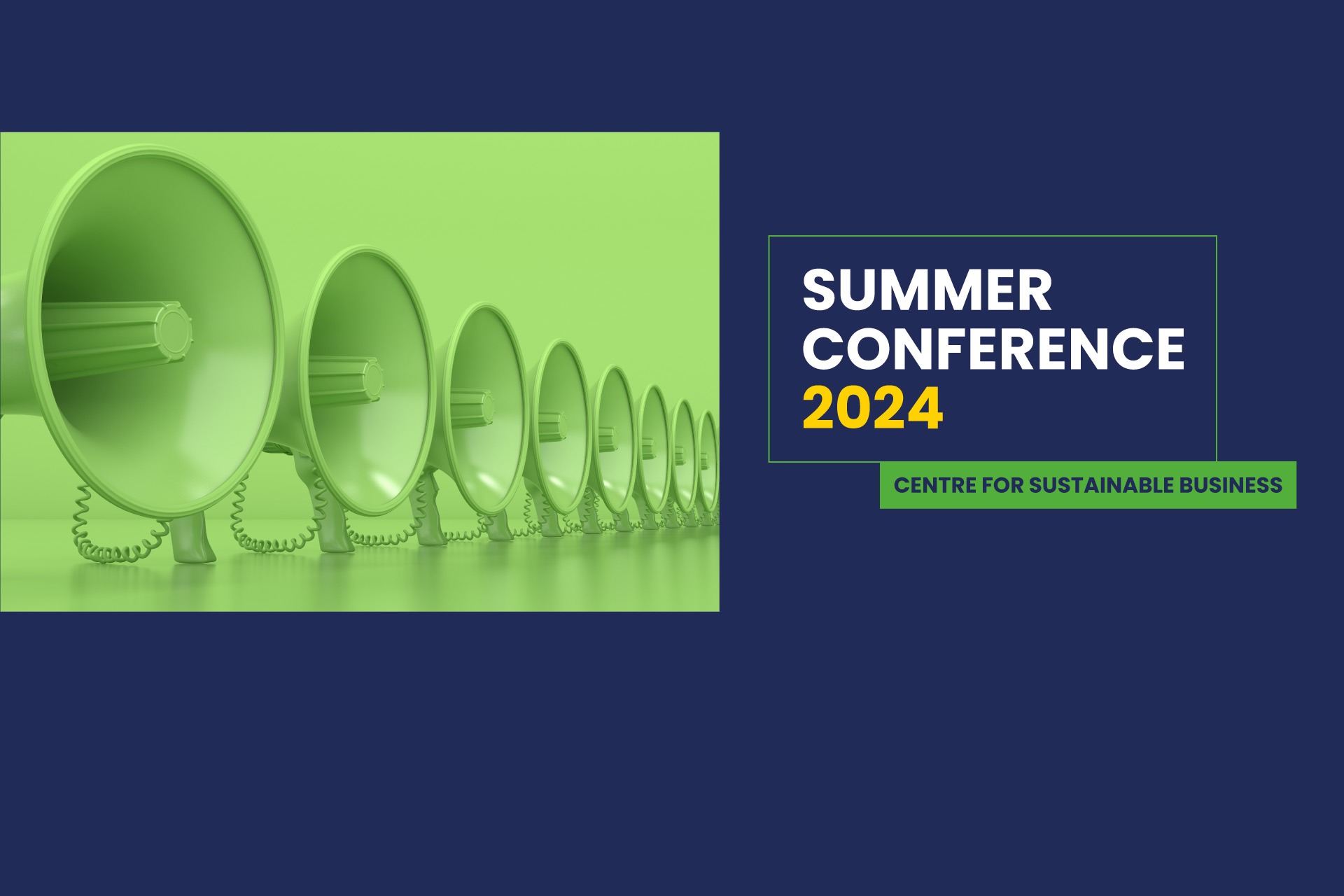 Centre for Sustainable Business Summer Conference 2024