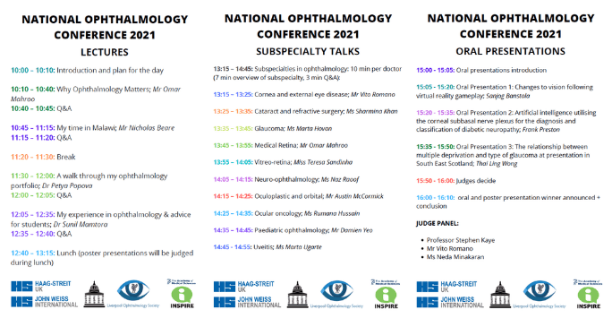 conference timetable