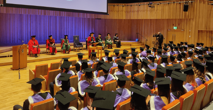 Professor Tom Walley addresses the audience