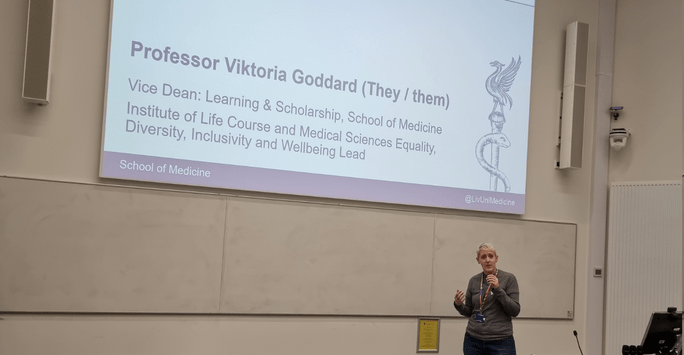 professor presents at conference