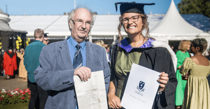 graduate and uncle who graduated from Liverpool 30 years ago