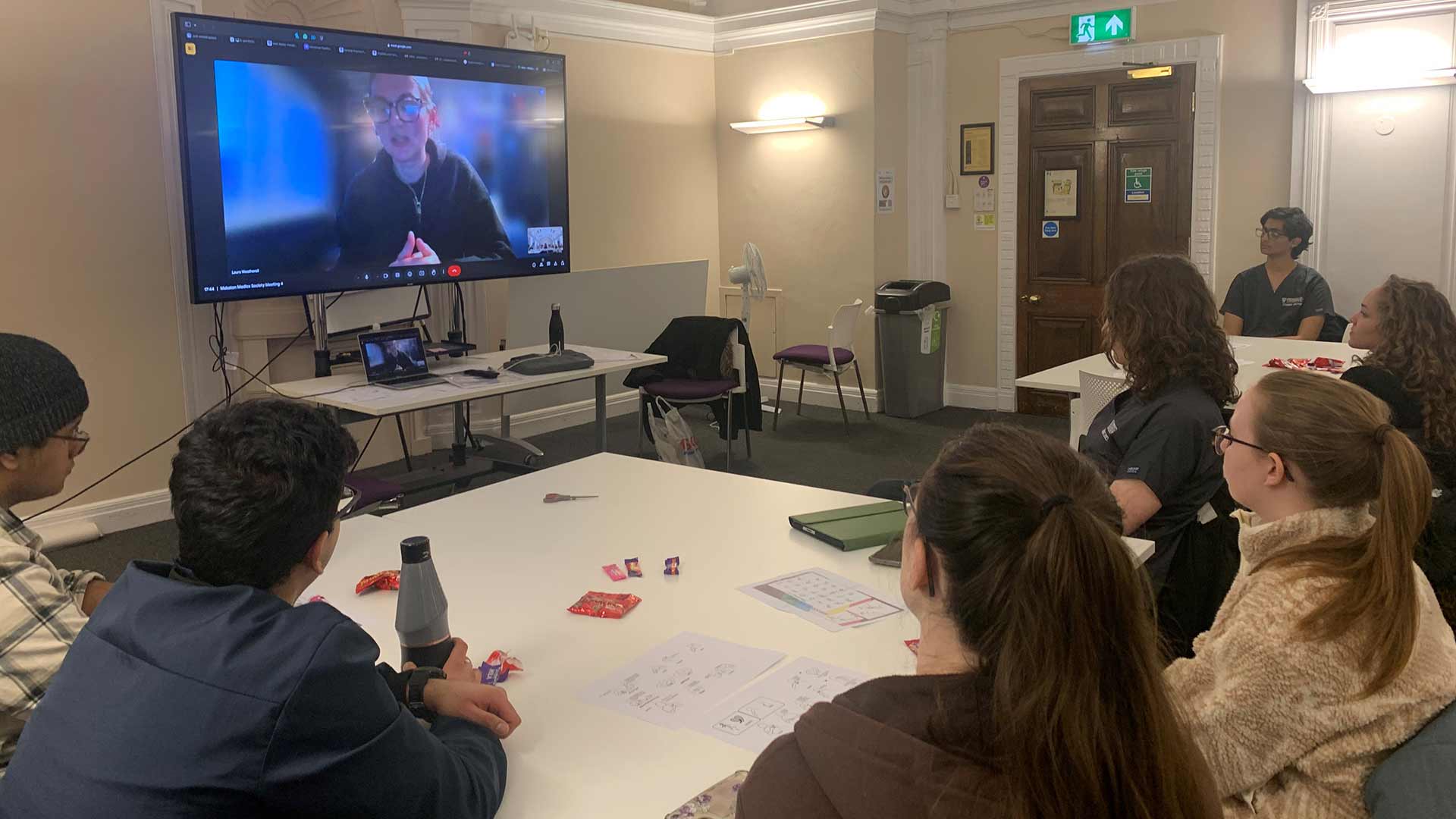 students participate in a workshop on learning disability communication