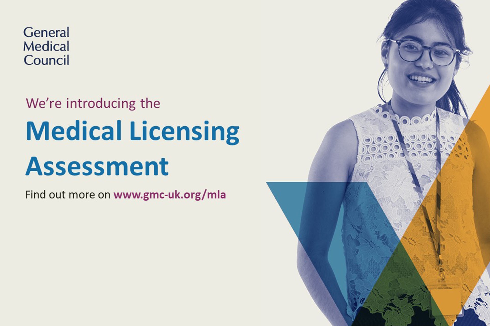 A banner image from the GMC introducing changes to medical assessments