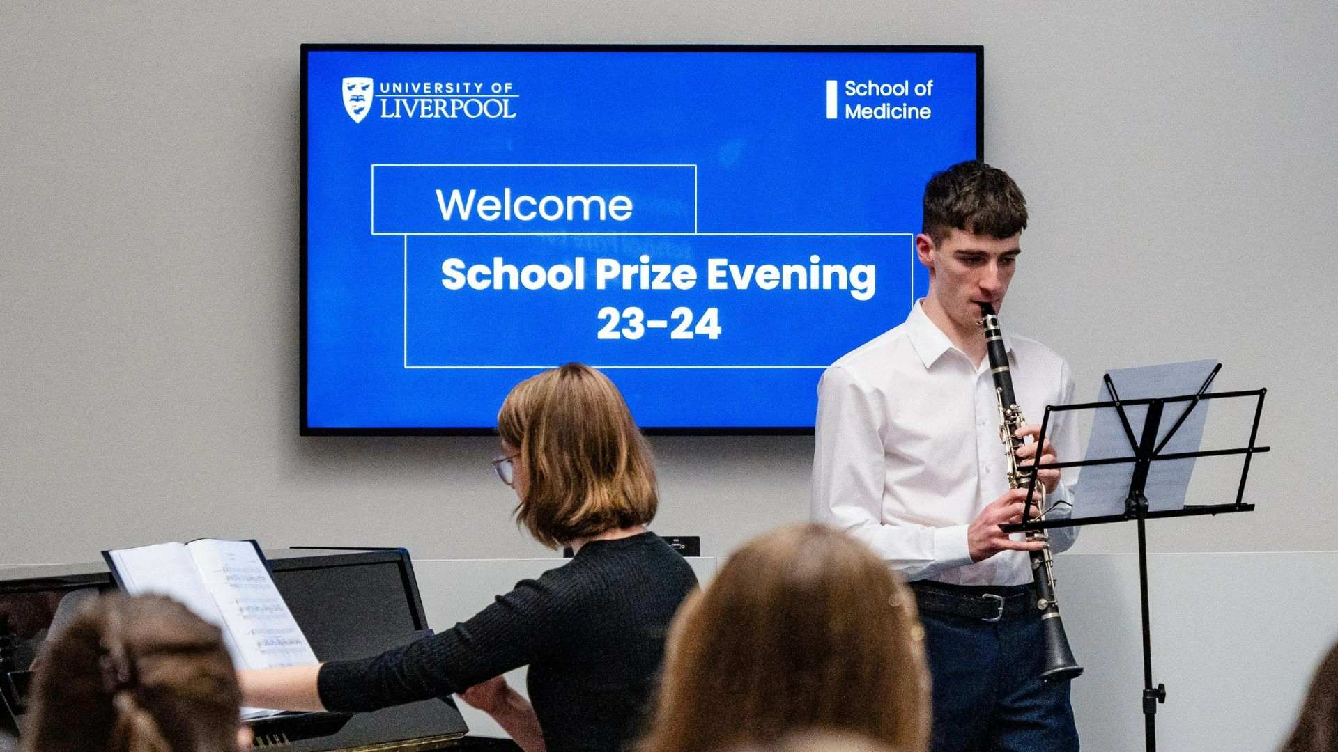 Artefacts performing at the start of the Prize Evening ceremony