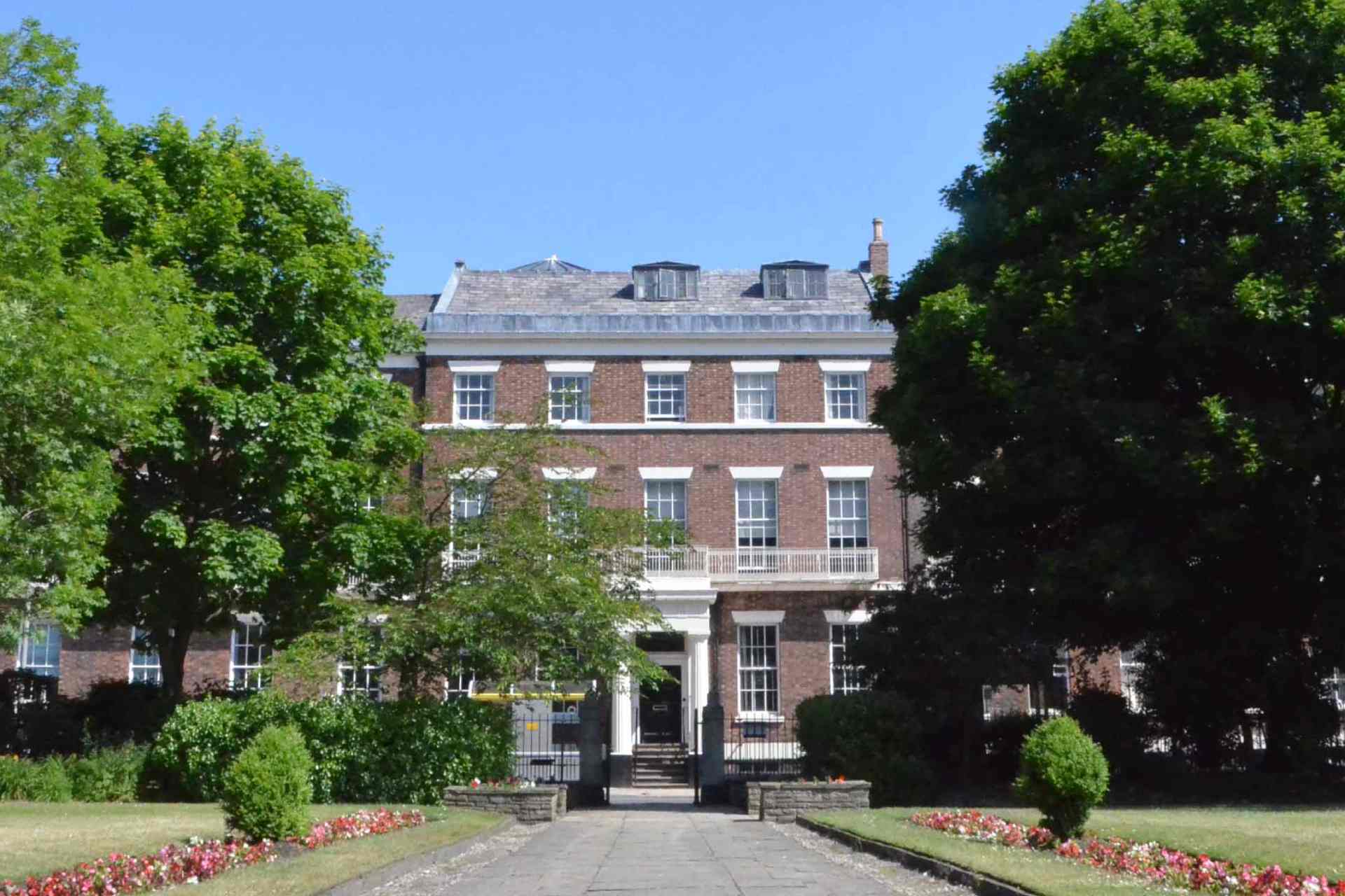 23 Abercromby Square exterior in sunshine