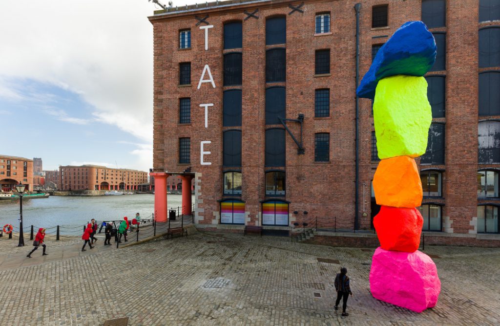 Sculpture outside Tate Liverpool