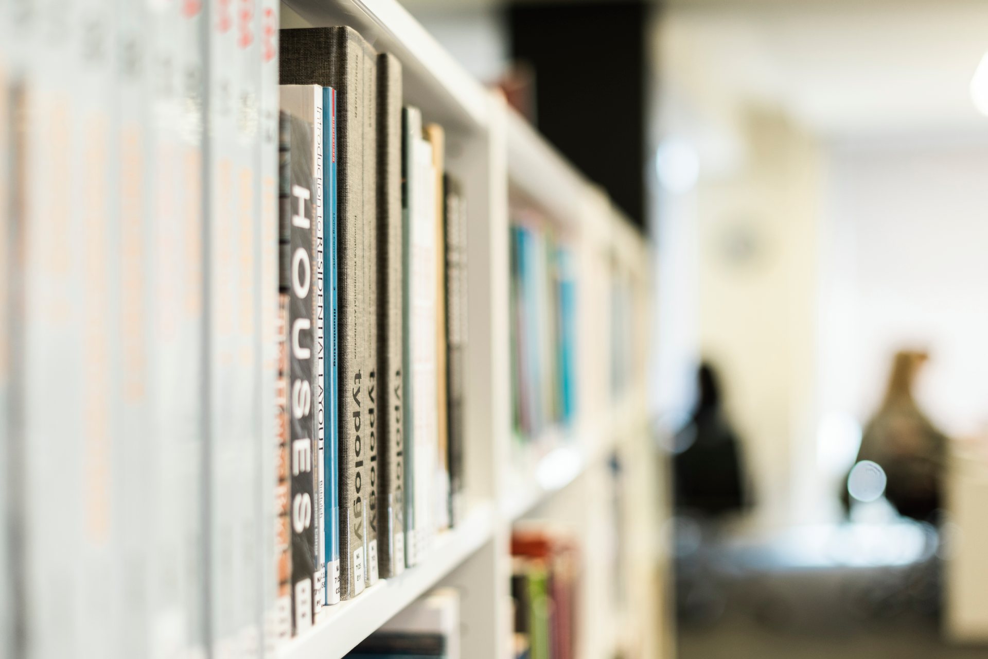 Photo of books on shelf