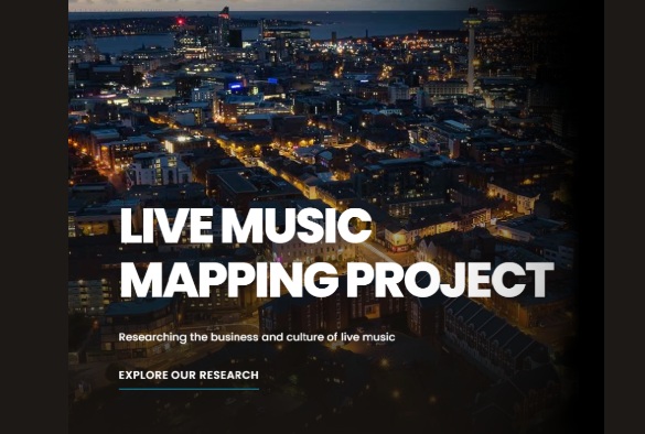 Live music mapping project