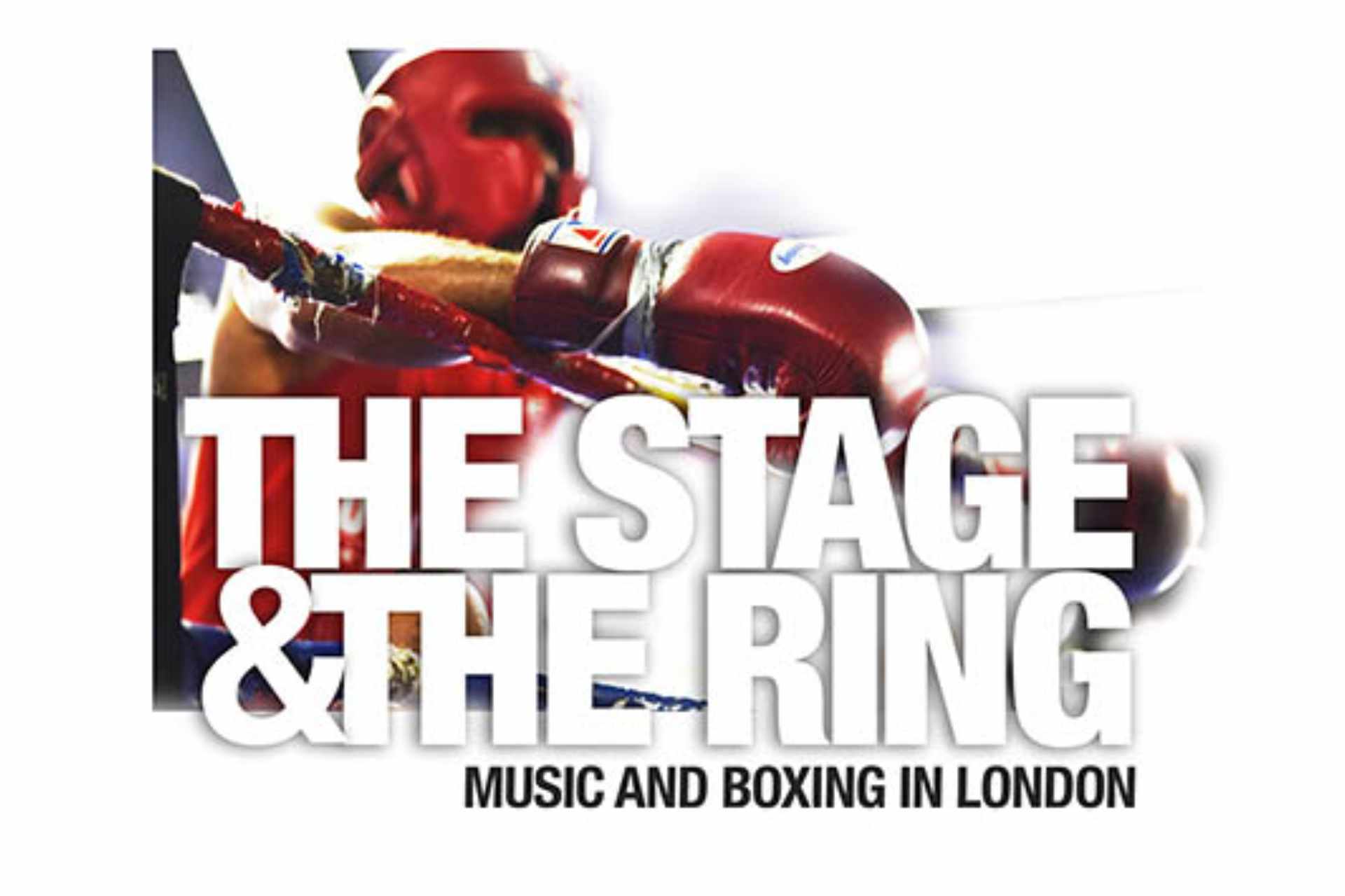 The Stage and the Ring poster depicting a boxer