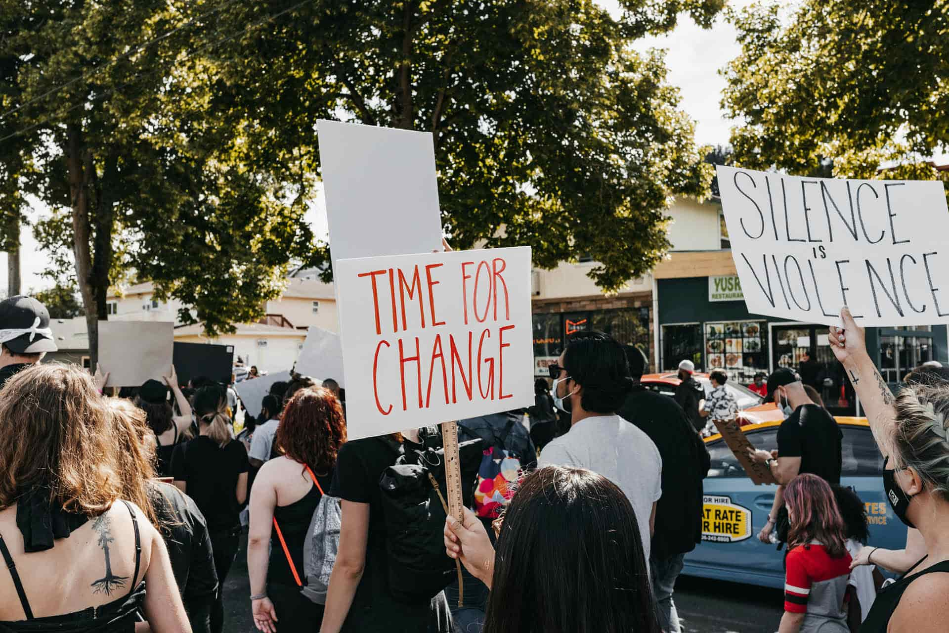 Protest for women's rights.