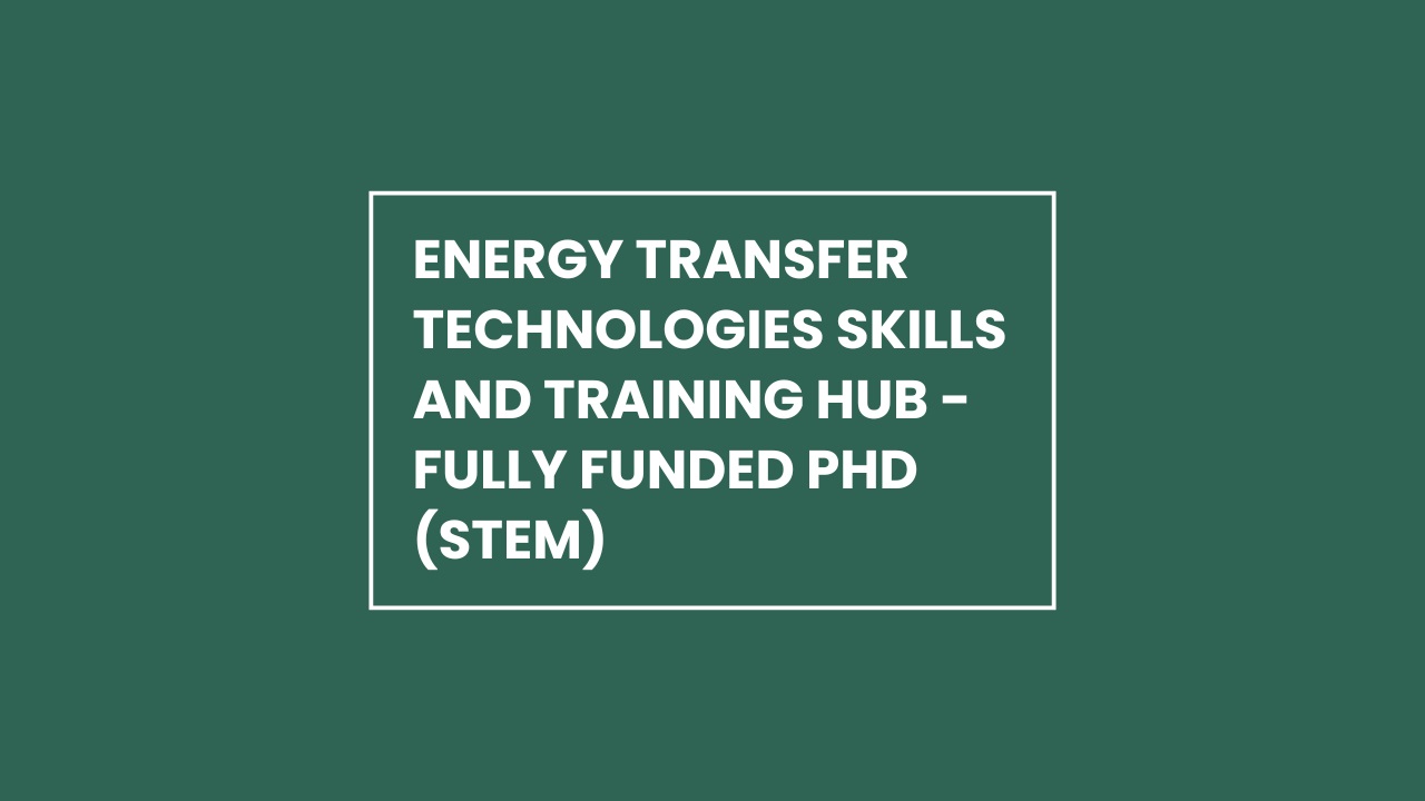 Energy Transfer Technologies Skills and Training Hub