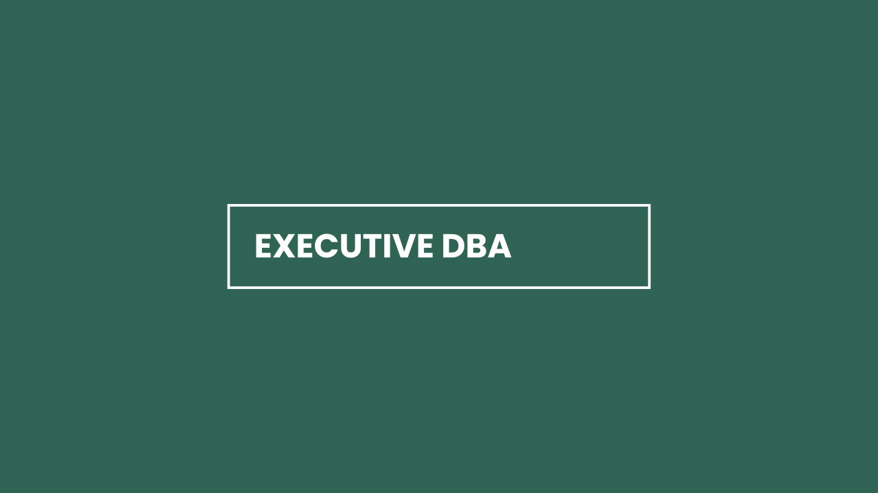 Executive DBA